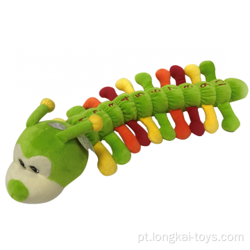 Brinquedo do bebê de pelúcia Caterpillar
